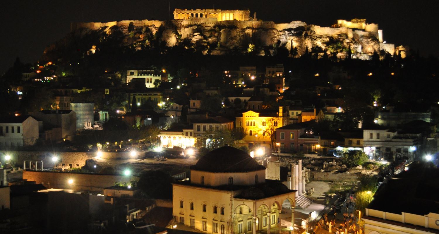 アテネ　夜景