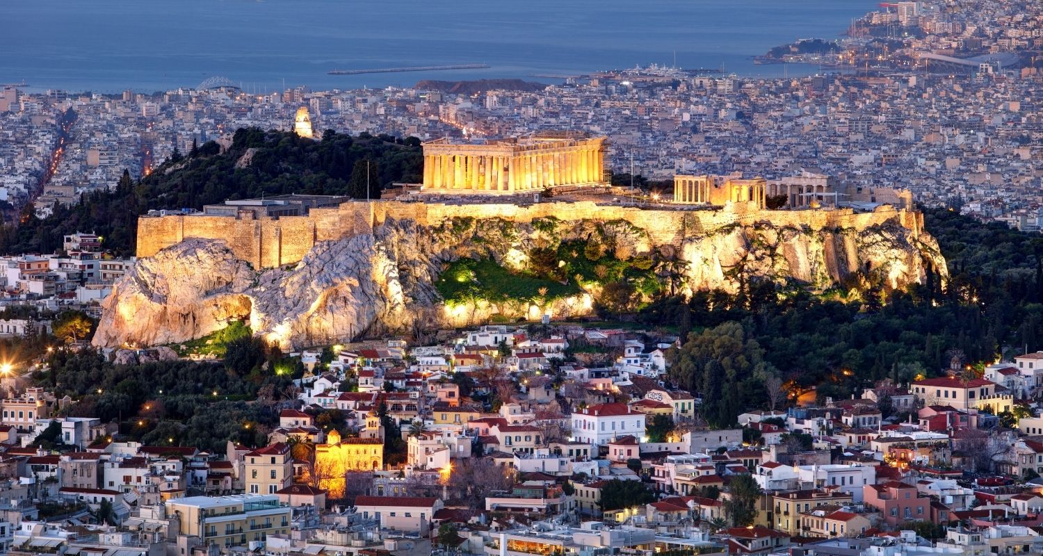 アテネ夜景