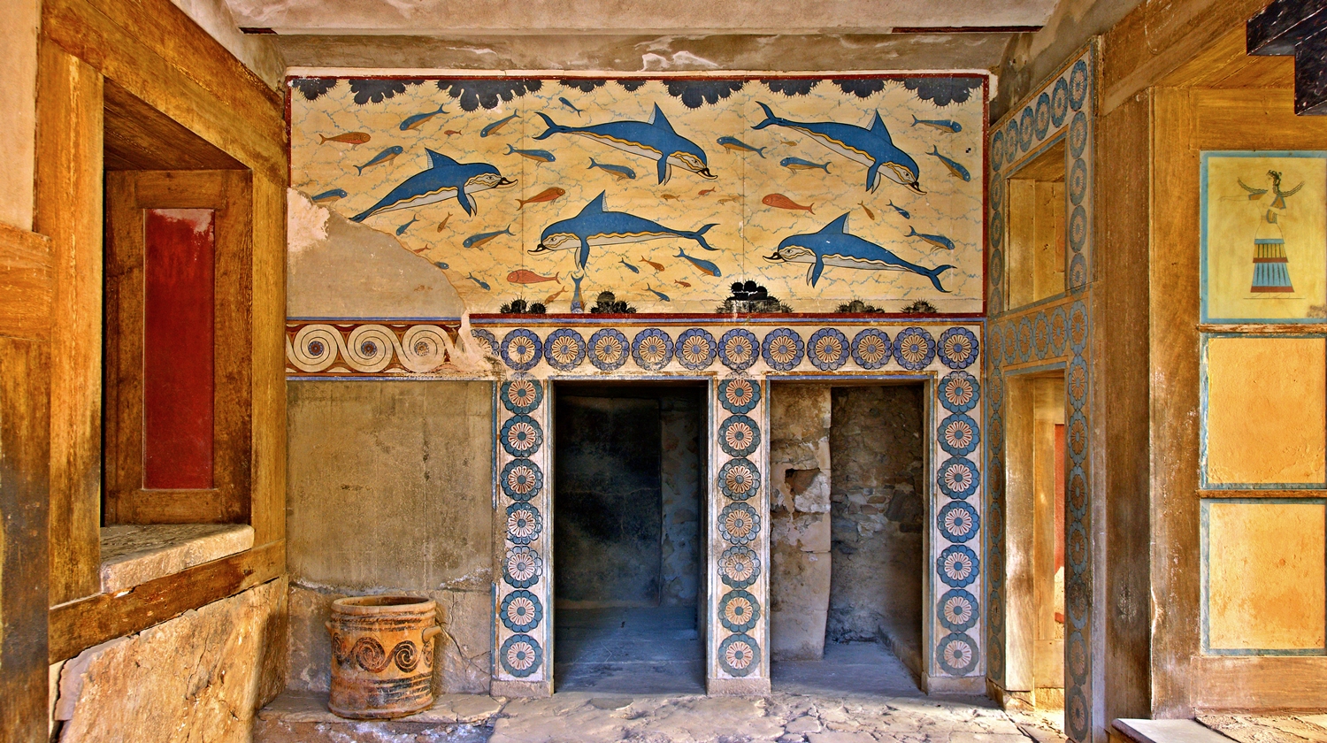 クノッソス宮殿　壁画