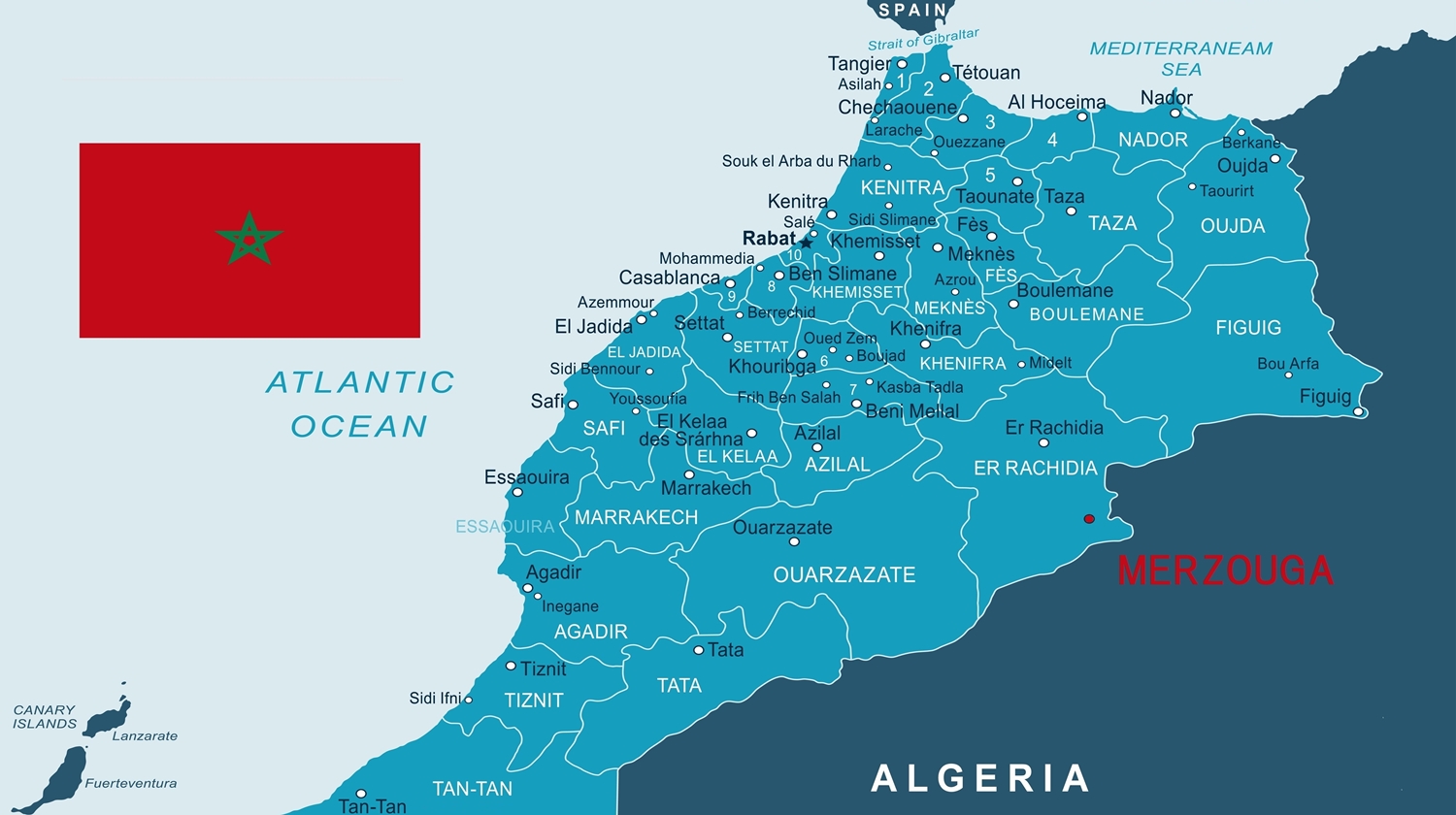 モロッコ 地図