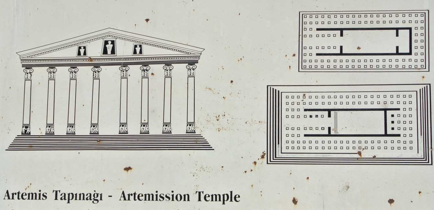 アルテミス神殿図
