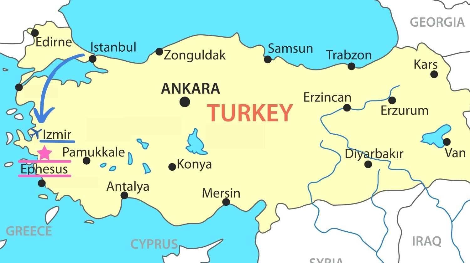 トルコ 地図